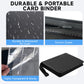 9 Pocket Trading Card Binder, Holds 1080 Cards with 60 Removable Double-Sided Sleeves, Premium Zipper Top Loader Card Collection Album, PU Card Folder