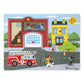 Around The F?i?r?e Station: Sound Puzzle Bundle with 1 Theme Compatible M&D Scratch Fun Mini-Pad (00736)