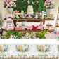 Baby Brewing Shower Decorations-3pcs A Baby is Brewing Tablecloth, Beer Feeding Bottle Baby Shower Table Covers for Boys Girls Baby Shower Party
