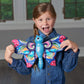 Wild Republic Huggers Colorful Butterfly Stuffed Animal - 8"