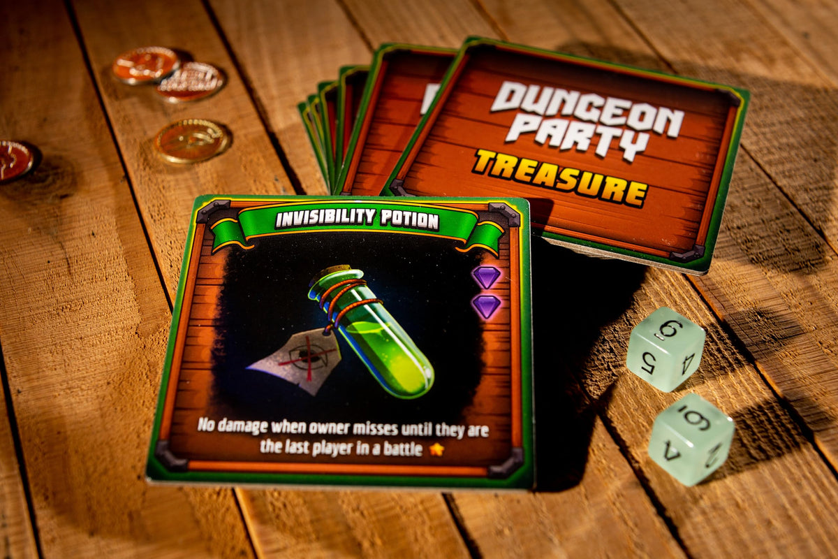 Dungeon Party Premium Strategy Board Game by Forbidden Games, Ages 6+