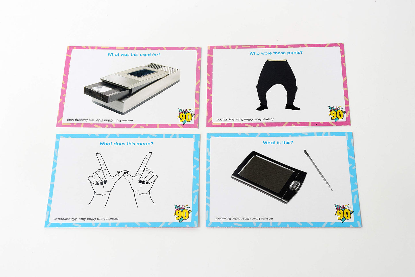 Buffalo Games Hella 90s Pop Culture Trivia Card Game - Brown, Pack of 1, 200 Trivia Cards, Timer - 90s Nostalgia & Hip Hop - Quiz for Adults - Adult