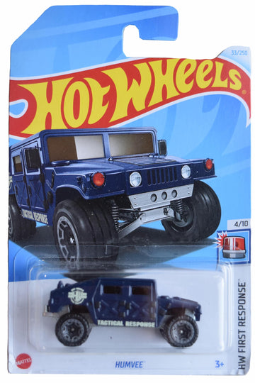Hot Wheels Humvee, HW First Response 4/10 [Dark Blue] 33/250