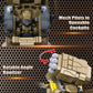 HIGH GODO Artillery Mech Robot Transforming Building Blocks Set for Adults,City Warrior Justice Hero Soldier Mech Model Building Kit, Cool Creative