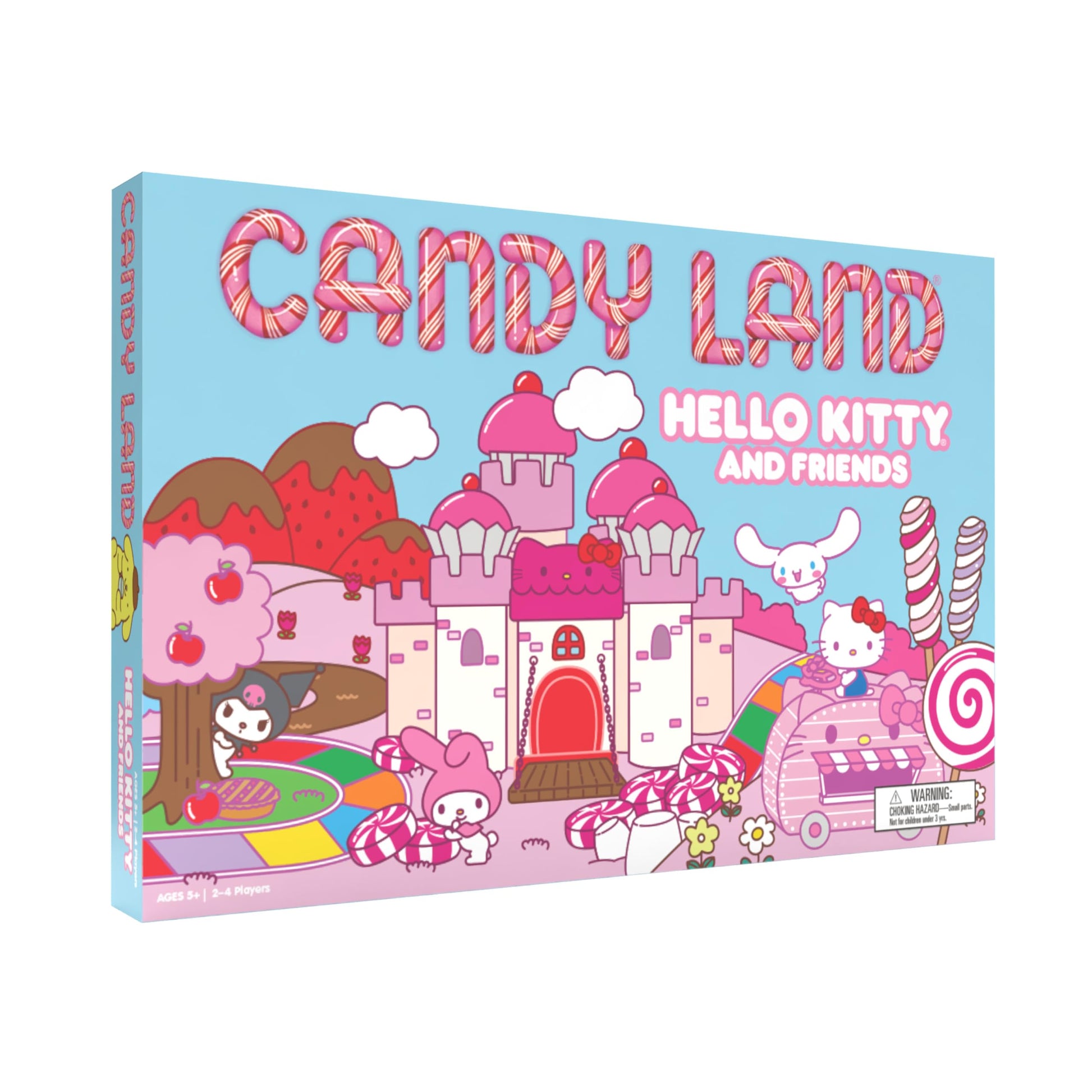 Candy Land: Hello Kitty & Friends Board Game, Play as Hello Kitty, My Melody, Cinnamoroll & Kuromi, Preschool & Family Board Game for Ages 5 +, 2-4