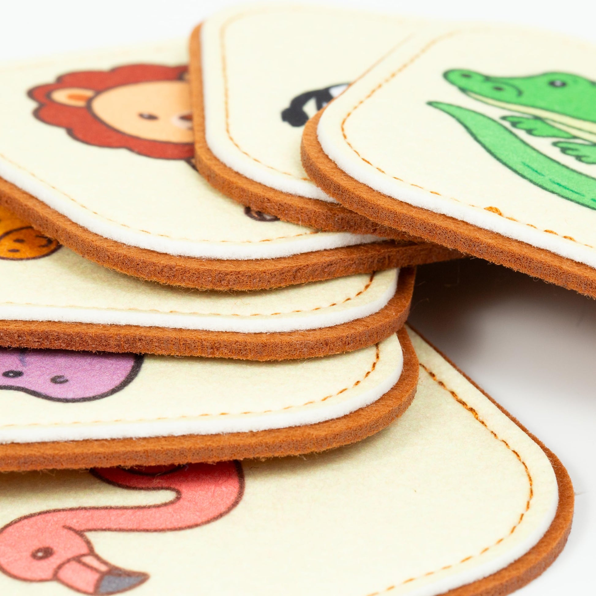 Felt Safari Matching Game for Toddlers - Wild Animal Memory Game & Flash Cards - Soft and Safe for Ages 1+ - Montessori Preschool Learning Activity