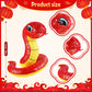 2 Pcs Chinese Snake Plush 2026 Year of The Snake Stuffed Animal Plush Chinese New Year Plush Decoration Mascot Doll Plushies for Spring Festival
