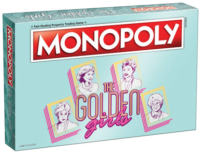 Monopoly: The Golden Girls Board Game | Buy, Sell, Trade Fan-Favorite Locations | Classic Monopoly Game Featuring Golden Girls TV Show Theme |