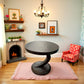 Black 1:12 Model Miniature End Table Dollhouses Living Room Metal Table Furniture Dollhouses Decoration Display Accessories, DIY Doll House Kit