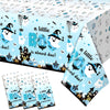 Yavxzvbw 3Pcs A Little Boo is Almost Due Baby Shower Boy Halloween Tablecloth Little Boo Baby Shower Decorations Boy for Blue Halloween Baby Shower