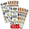 Star Wars Stickers Party Favors for Boys & Girls 12 Pack Bundle