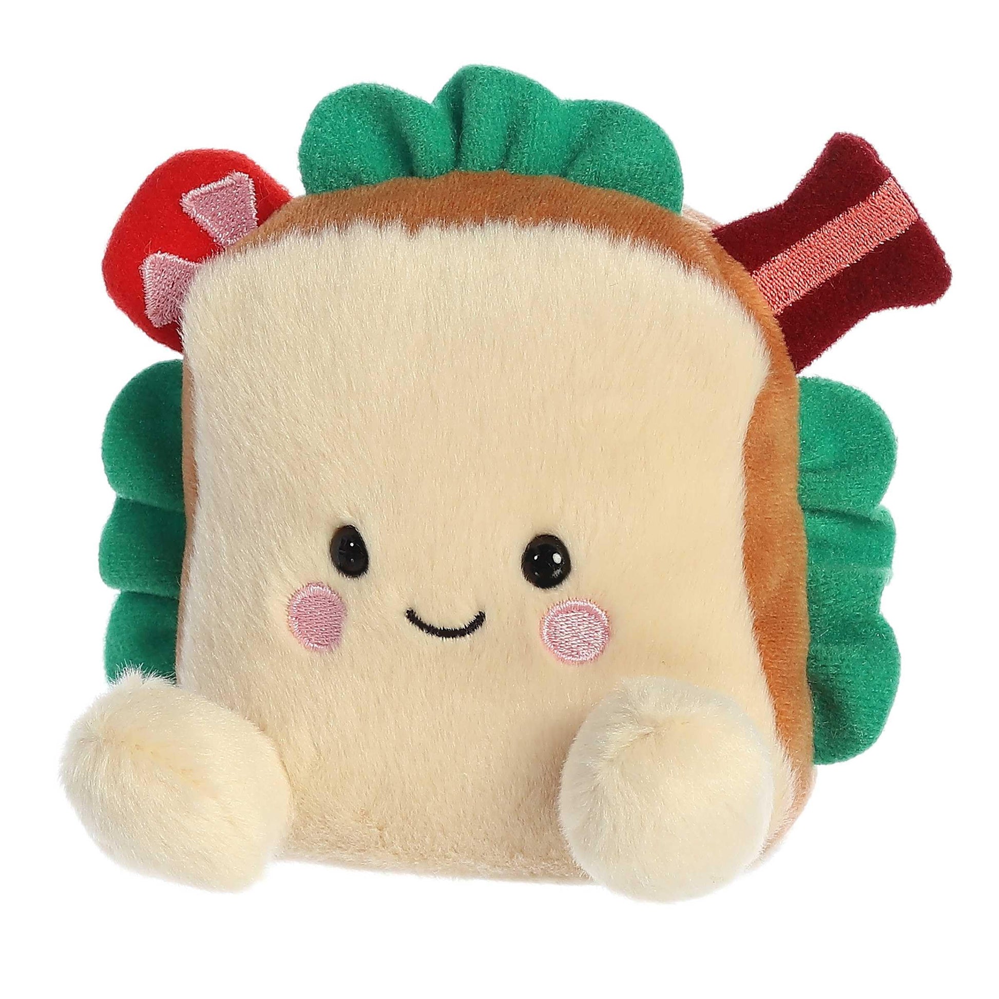 Aurora® Adorable Palm Pals™ Tomas BLT™ Stuffed Animal - Pocket-Sized Play - Collectable Fun - Brown 5 Inches
