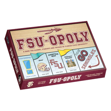 Late for The Sky FSU-Opoly Florida State University Board Game, Family Strategy Game for 2-6 Players, Ages 8+, Campus Properties, Traditional or Fast