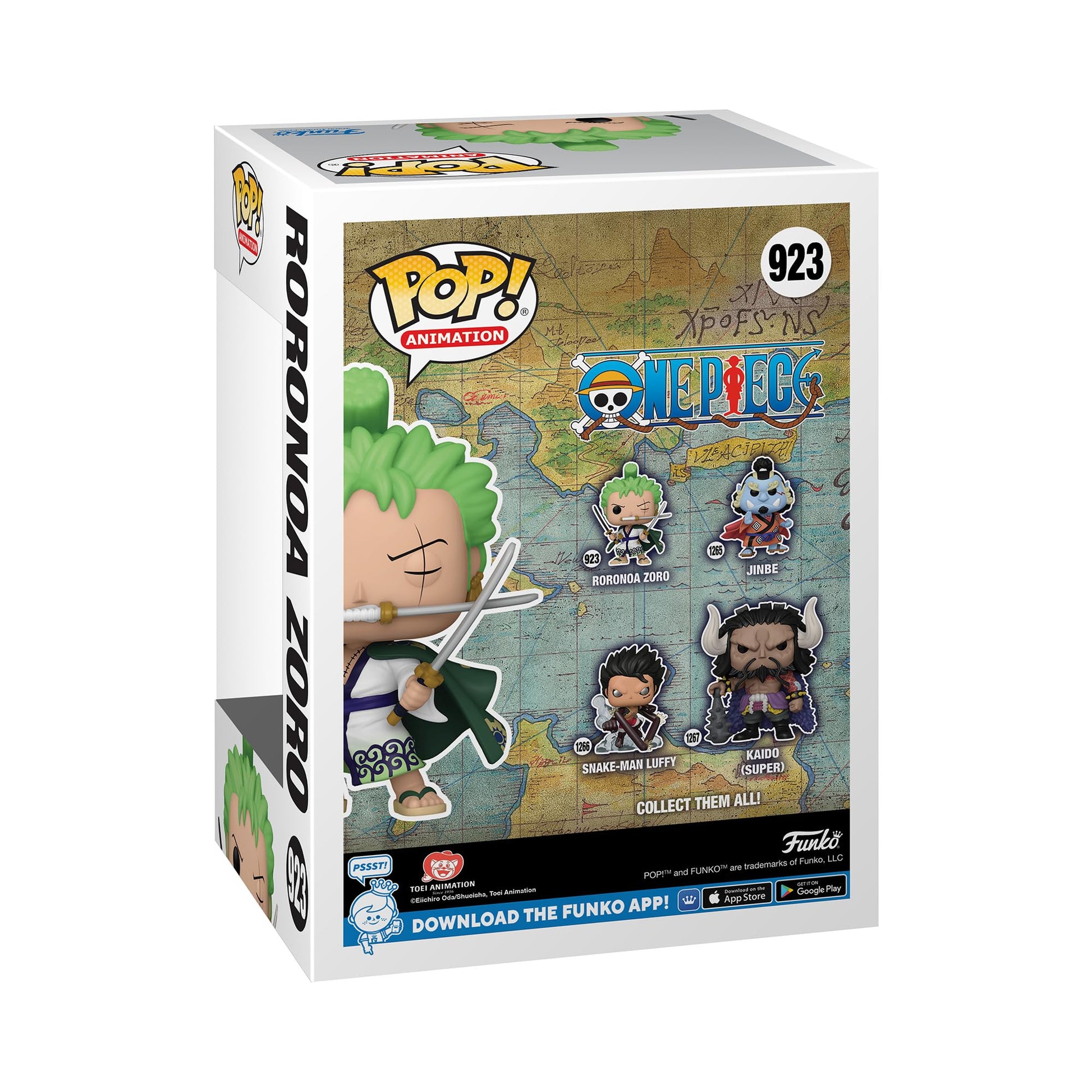 Funko POP! Animation: One Piece - Roronoa Zoro - Collectable Vinyl Figure - Gift Idea - Official Merchandise - for Kids & Adults - Anime Fans - Model