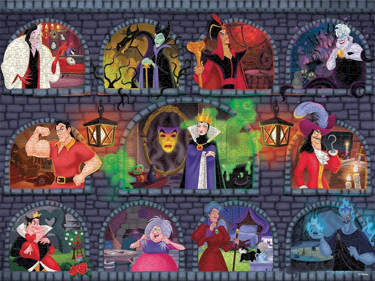 Ceaco - Disney Villains Underground - 1500 Piece Jigsaw Puzzle for Adults