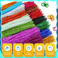 GAGANIU 1000pcs Pipe Cleaners, Pipe Cleaners for Crafts, Craft Supplies Multicolor Chenille Stems for Art&Craft Christmas DIY