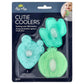 Itzy Ritzy Water-Filled Teethers - Cold Cutie Coolers Textured On Both Sides to Massage Sore Gums & Emerging Teeth - Can Be Chilled in Refrigerator