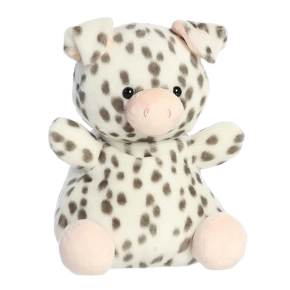 Aurora® Adorable Palm Pals™ Party Sized Piggles Spotted Piglet™ Stuffed Animal - Fun Collectible Plush for Kids and Adult Collectors - Perfect