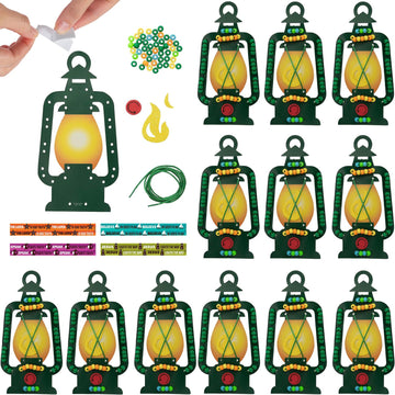Fun Express Camp Lantern Lacing Sign Craft Kit - Makes 12, Vacation Bible School 2024