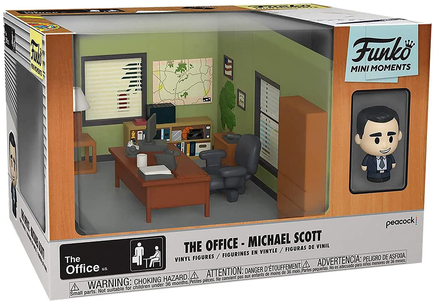 Funko POP TV Mini Moments: The Office - Michael with Chase (Styles May Vary),Multicolor,57391