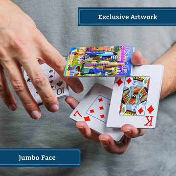 Boardwalk Puzzles Los Angeles, Featherlight Unique Playing Cards, Fun Themed Deck for Home and Travel