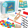 Rubber Band Propeller Car Kit, 10-Pack - STEM Engineering Project, Ages 8+