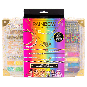 Rainbow High Ultimate Jewelry Designer, DIY Jewelry Making Kit, Design 20+ Pieces of Jewelry, Great Weekend or Sleepover Activity for Girls, Bead Kit