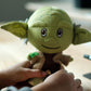 Star Wars Jedi Master Yoda Stylized Plush Character and Collectible Metal Enamel Pin | Plush Doll Measures 7 Inches Tall
