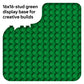 LEGO DUPLO Green Building Plate - Learning and Educational Building Toy for Toddlers, Preschool, Boys and Girls, Ages 1.5+ - Gift Ideas for Birthdays