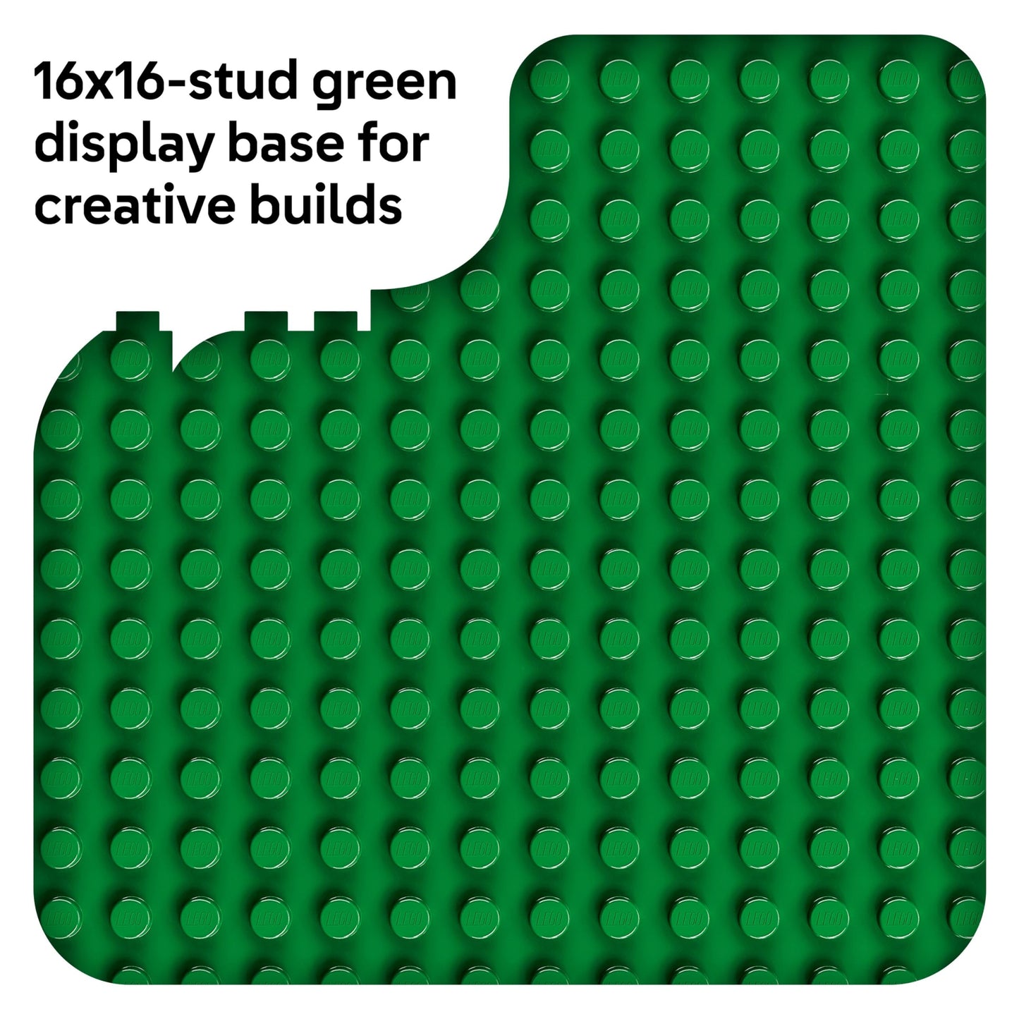 LEGO DUPLO Green Building Plate - Learning and Educational Building Toy for Toddlers, Preschool, Boys and Girls, Ages 1.5+ - Gift Ideas for Birthdays