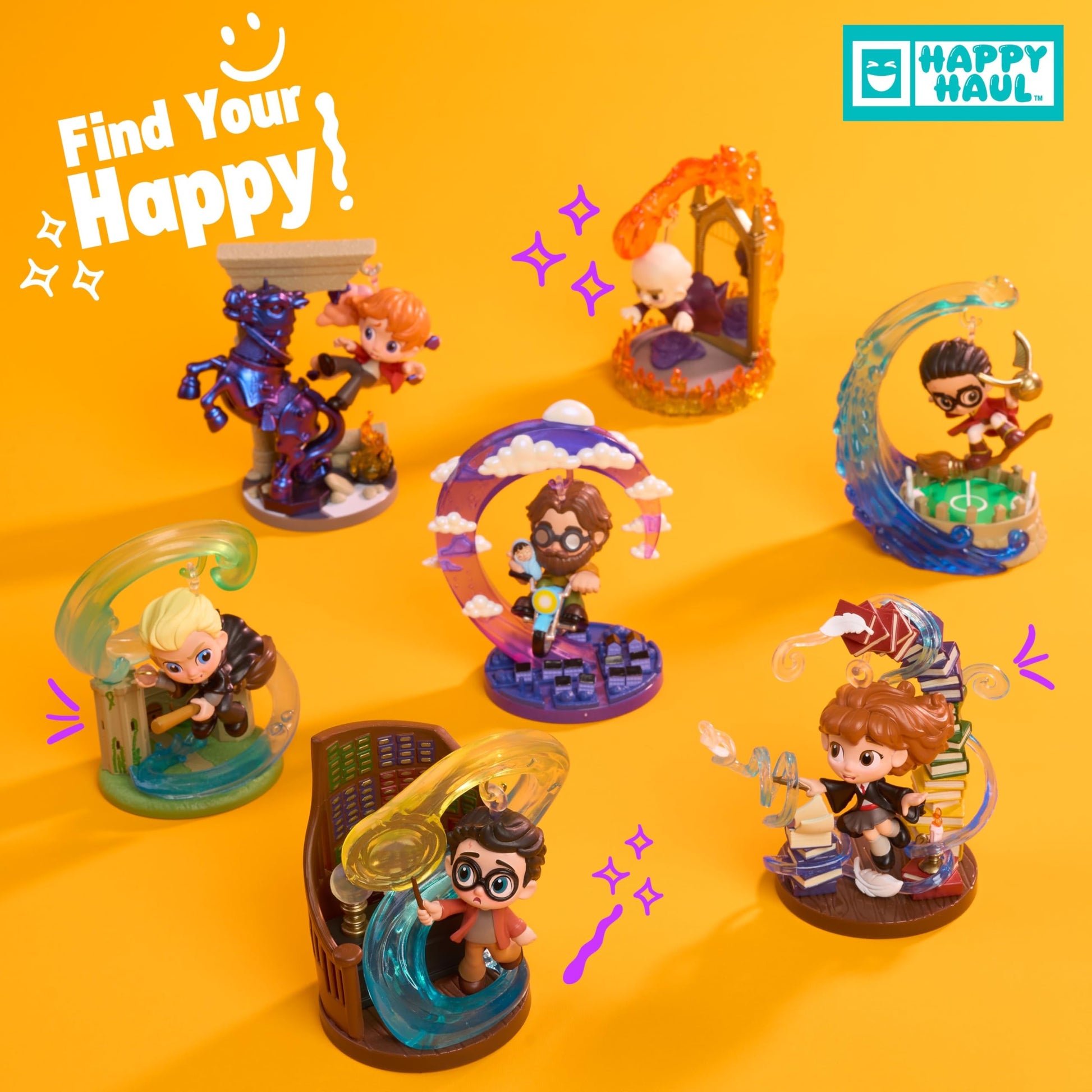 HAPPY HAUL Harry Potter Cliff Hangers Hover Figures Assortment