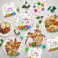 150 Pcs Happy Easter Plates and Napkins - Easte Egg Paper Dinnerware Set, Cute Eastes Rabbit Dinner Dessert Plates Luncheon Napkins Tableware