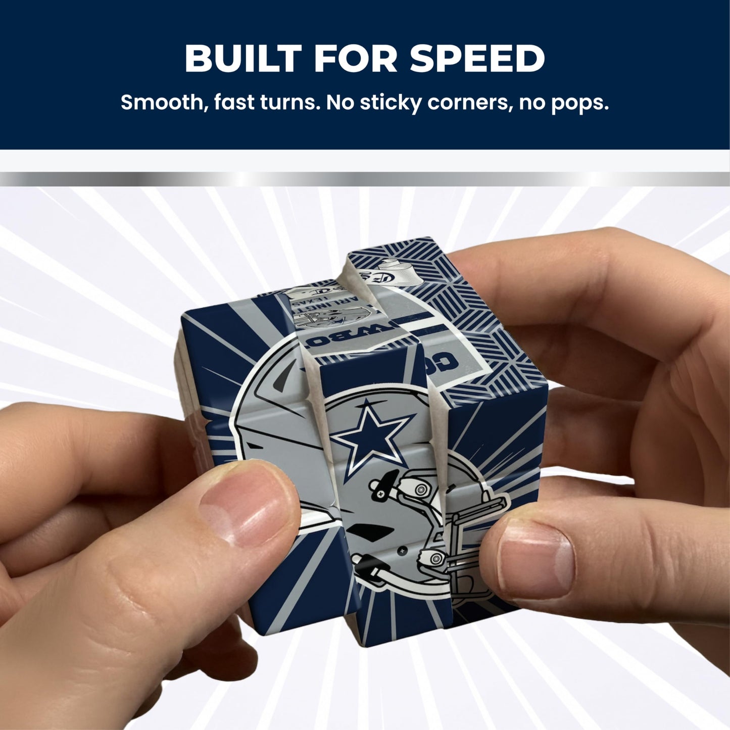 Party Animal NFL Football Speed Cube Puzzle, Green Bay Packers