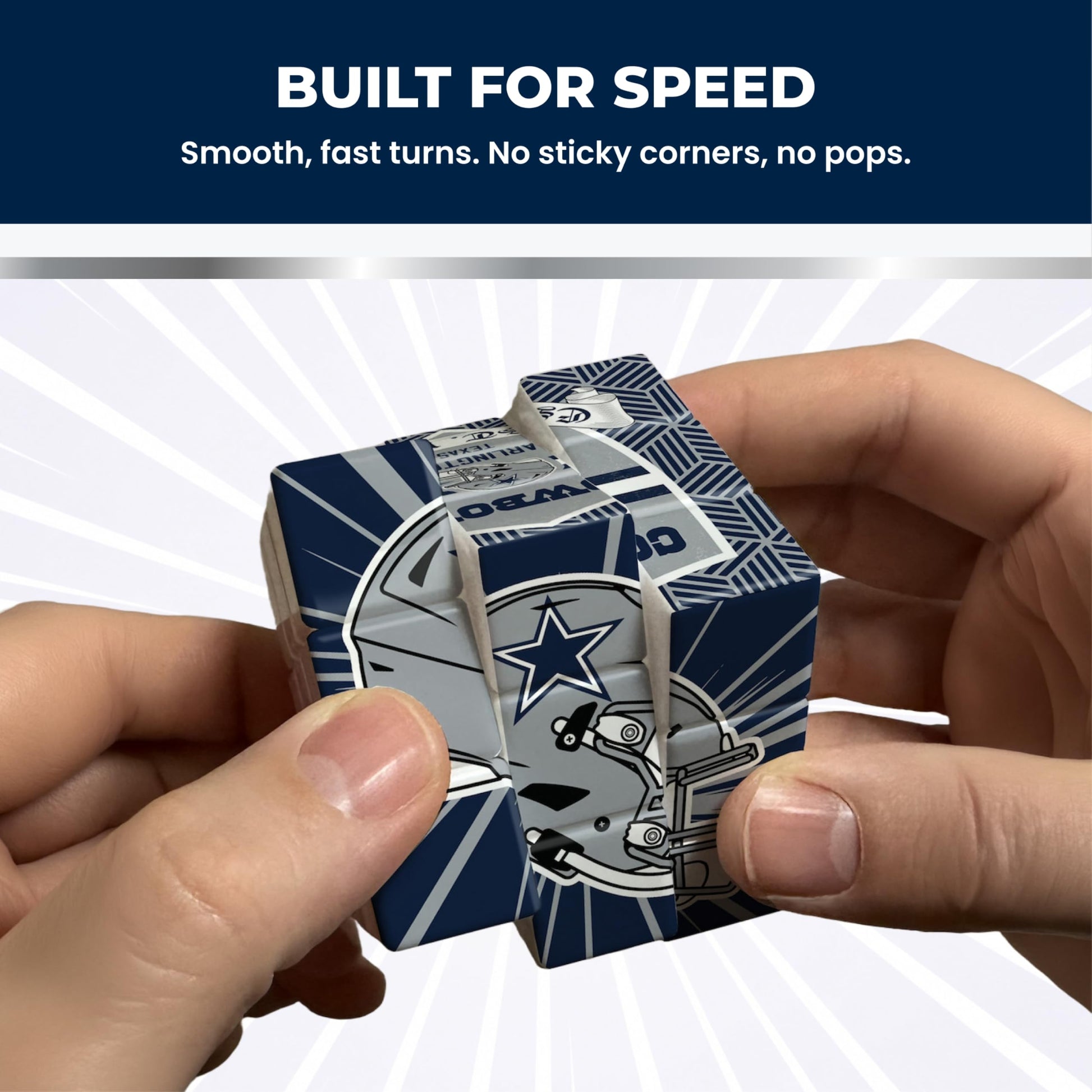Party Animal NFL Football Speed Cube Puzzle, Green Bay Packers