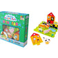 Buddy & Barney: Bath Time: Build & Play - On The Farm - Floating 3D Foam Stickers, Interactive Animal Scene, Suction Cup Mesh Bag, Water Toy, Kids 3+