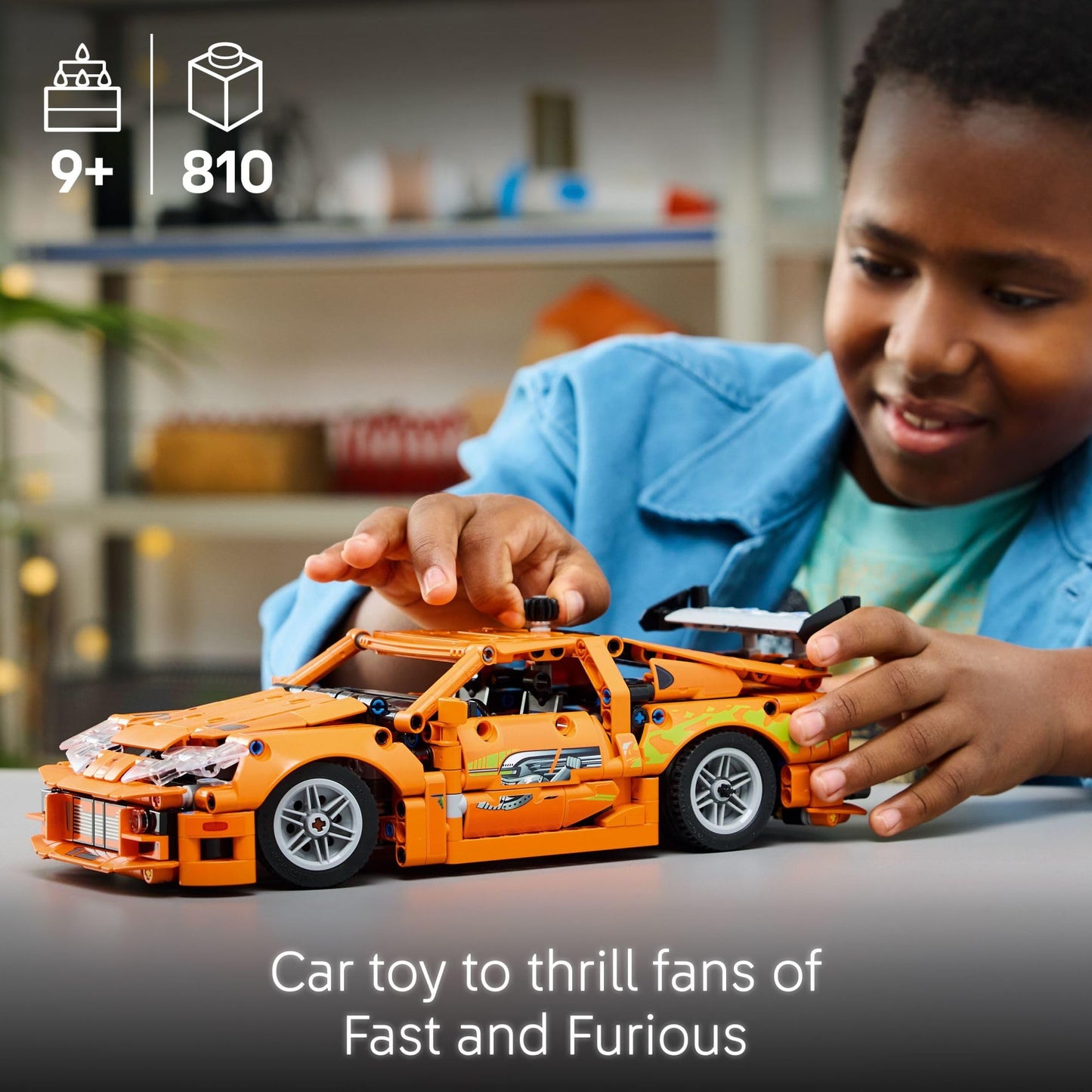 LEGO Technic Fast and Furious Toyota Supra MK4 Building Kit- Toy Car for Kids, Boys, and Girls, Ages 9+ - Creative Gift for Fast and Furious Car Fans