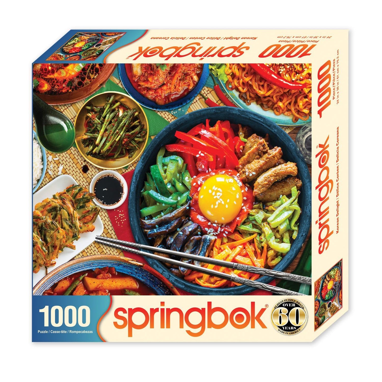 Springbok Korean Delight 1000 Piece Jigsaw Puzzle for Adultss