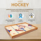 Point Games Tabletop Slap Shot Hockey Game - Super Durable Large Wooden Board With 2 Sticks and Pucks - Great Family Game for Ages 5+