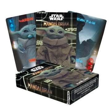 Aquarius The Mandolorian Grogu Playing Cards - 'Baby Yoda' Themed Deck of Cards for Your Favorite Card Games - Officially Licensed Star Wars