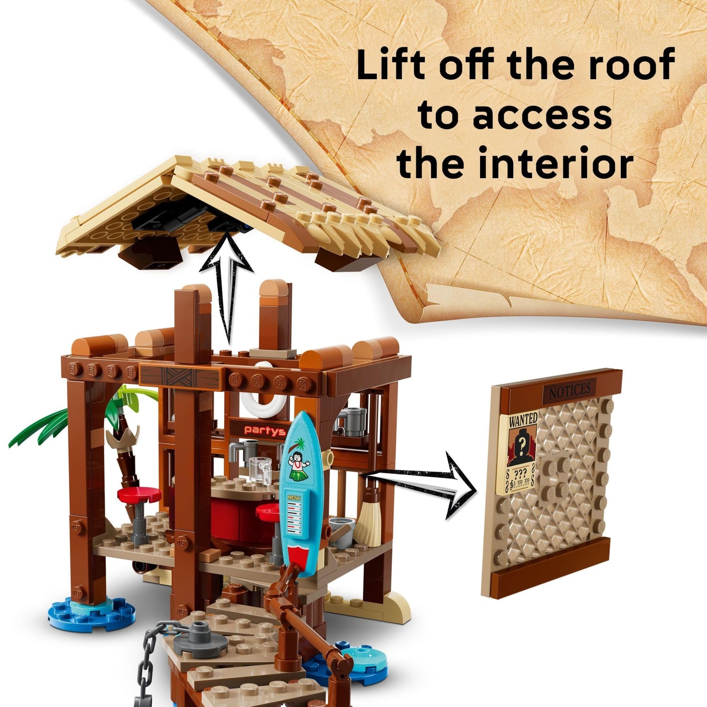 LEGO ONE PIECE Windmill Village Hut Building Blocks - Pretend Play Building Toy for Boys & Girls, Ages 8+ - Toy Figures & Playset for Anime Fans