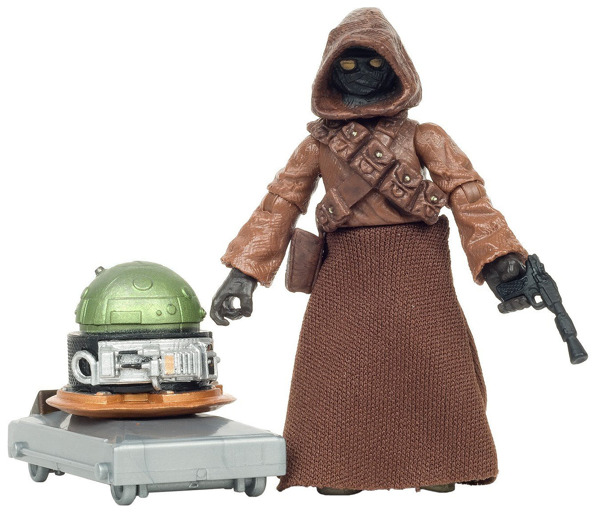 Star Wars 2009 Legacy Collection BuildADroid Action Figure BD No. 39 Jawa with Security Droid