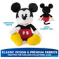 GUND Disney Official Mickey Mouse Classic Plush, Mickey and Friends, Deluxe Collector Stuffed Animal for Ages 1 and Up, Black/White, 14”