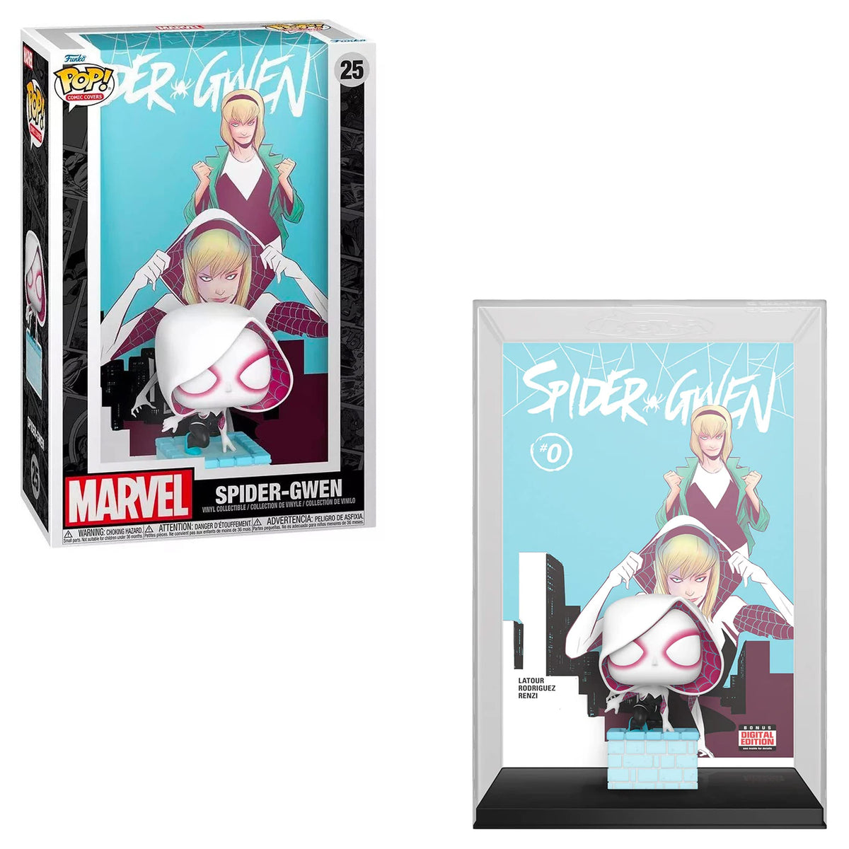 Funko POP Comic Cover Marvel Spiderman Gwen Vinyl Figure