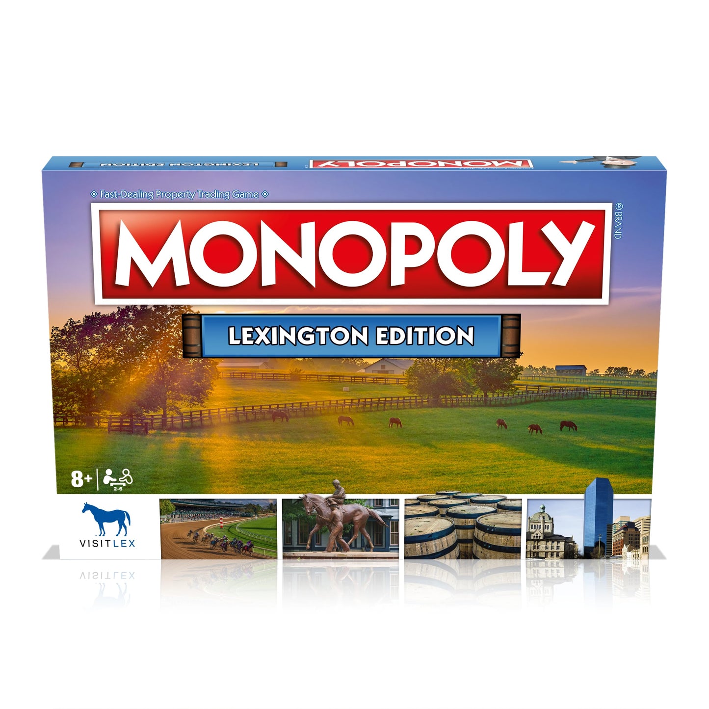 Monopoly Board Game Lexington Edition: 2-6 Players Family Board Games for Kids and Adults, Board Games for Kids 8 and up, for Kids and Adults, Ideal