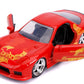 Jada Fast & Furious 1:32 Orange JLS Mazda RX-7 Die-Cast Car, Toys for Kids and Adults