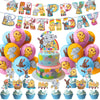 Toddler Music Birthday Party Decoration, Include Happy Birthday Banner, Cake Topper, Latex Balloons, for Canticos Theme Toddler Kids Party