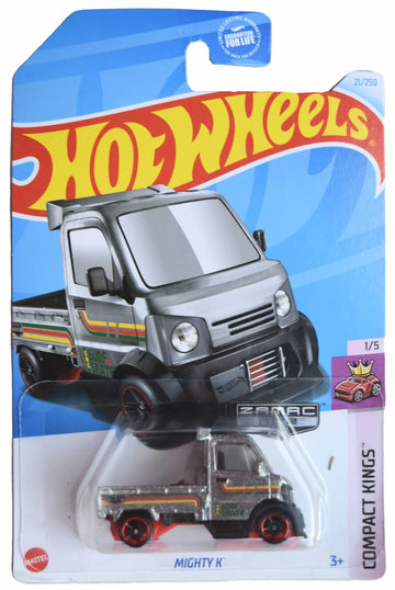 Hot Wheels Zamac Mighty K, Compact Kings 1/5 [Silver] 21/250