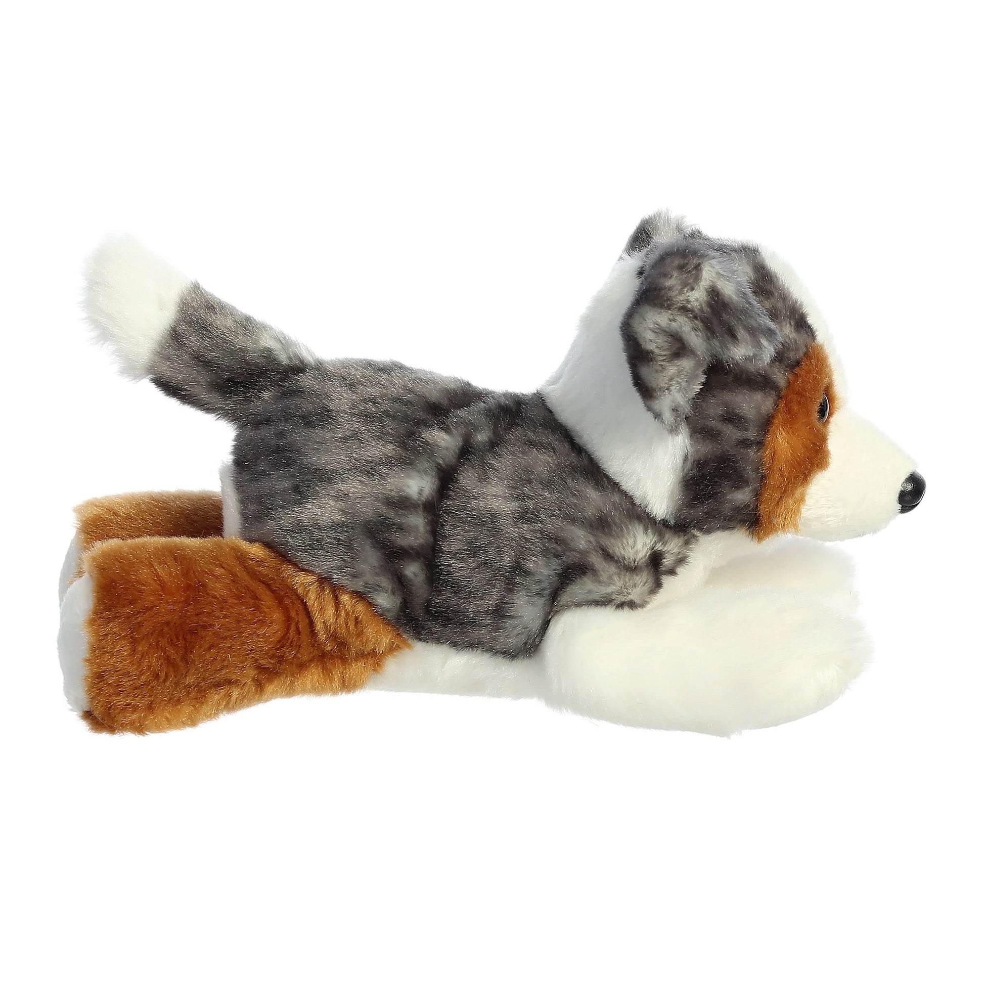 Aurora® Adorable Mini Flopsie™ Australian Shepherd Stuffed Animal - Mini Companions Ready for Playful Adventures - for Kids All Ages, Toddlers