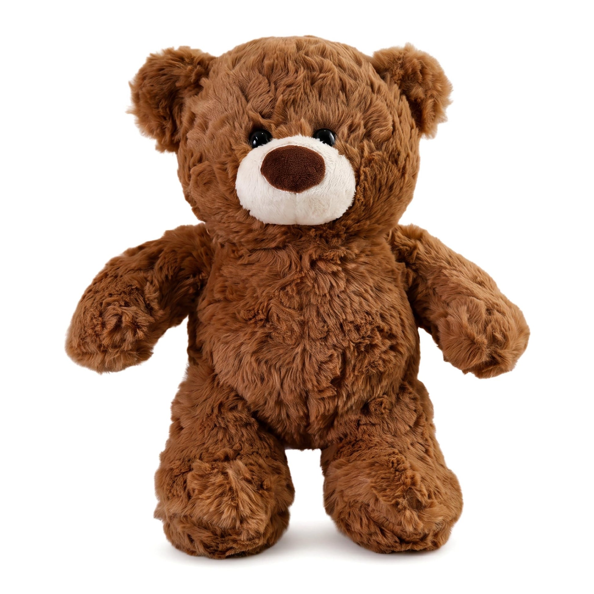 YUKOUQIAN Bear Stuffed Animal Cute Plush Doll Toy 11 inch for Girls Boys Christmas (luo Bear Brown)