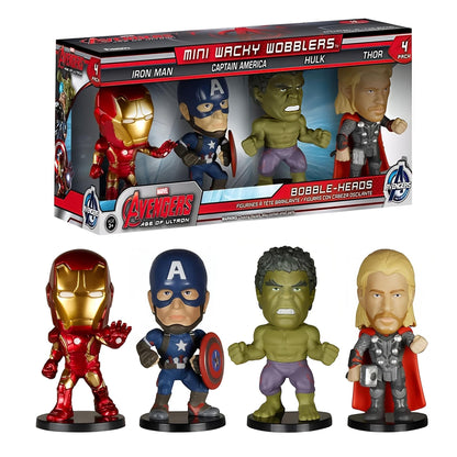 Funko Wacky Wobbler: Avengers 2 Mini Wobbler Action Figure (Pack of 4)